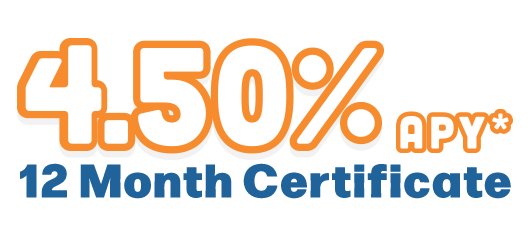 4.50apy image 4.50apy 12 month certificate
