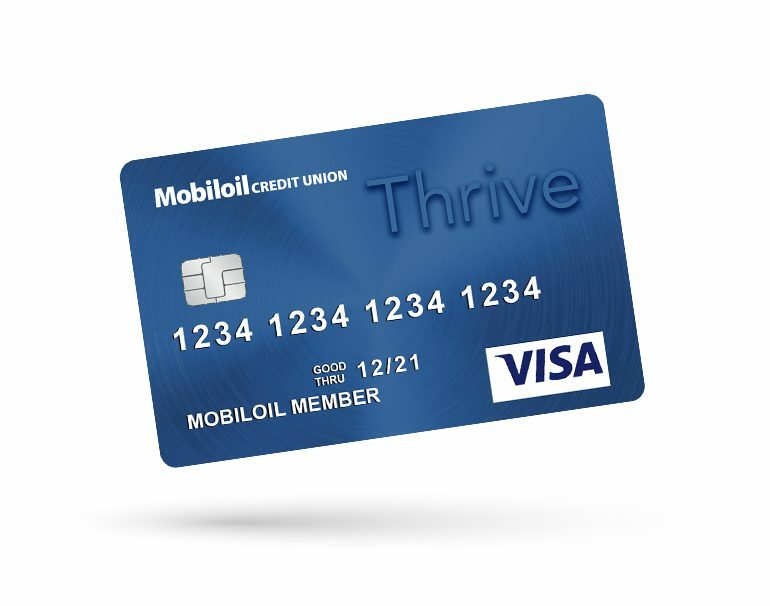 Blue Thrive Credit Card Blue Mobiloil Credit Union Thrive Credit Card