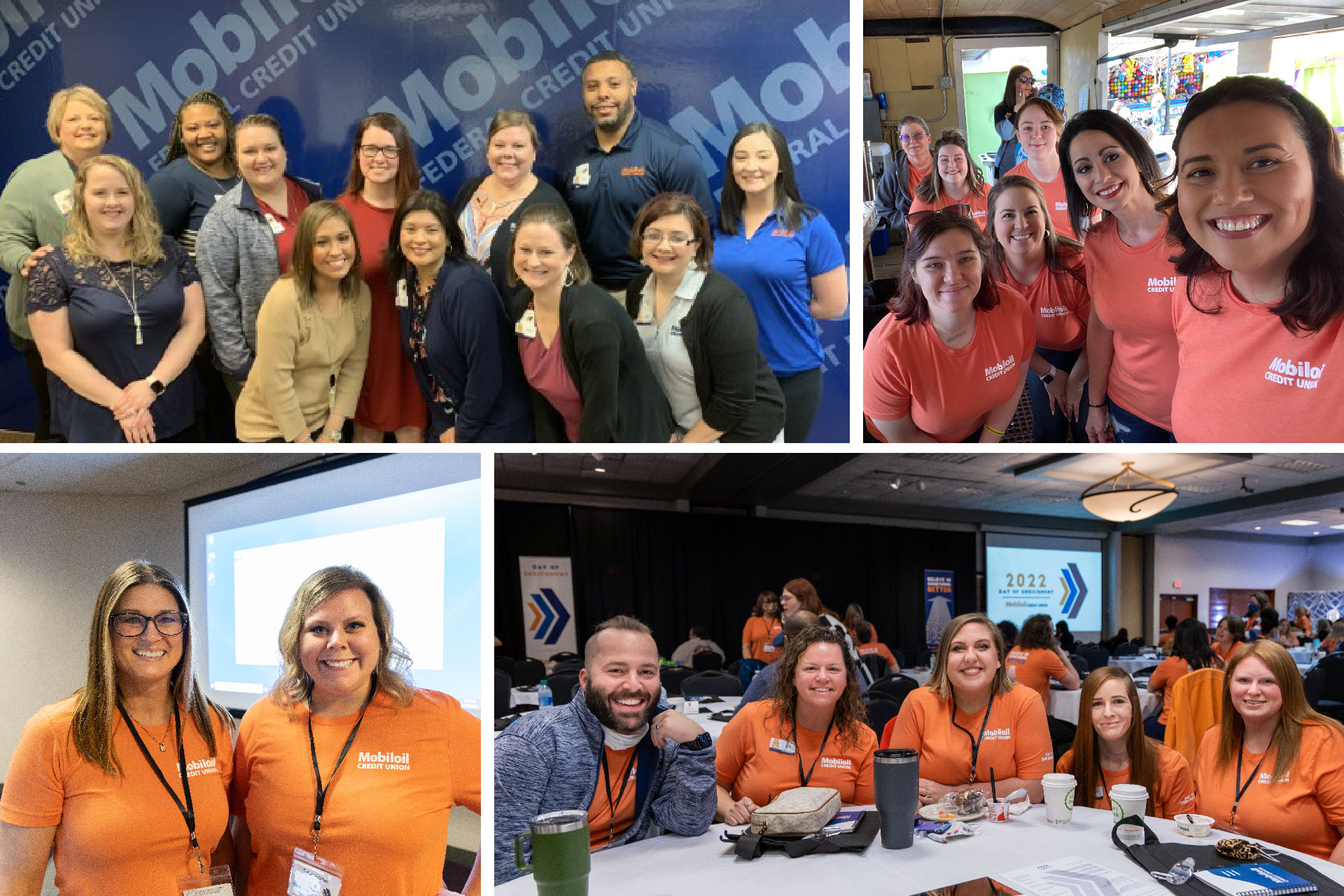 Careers at Mobiloil Credit Union-08 Collage of MOCU employees