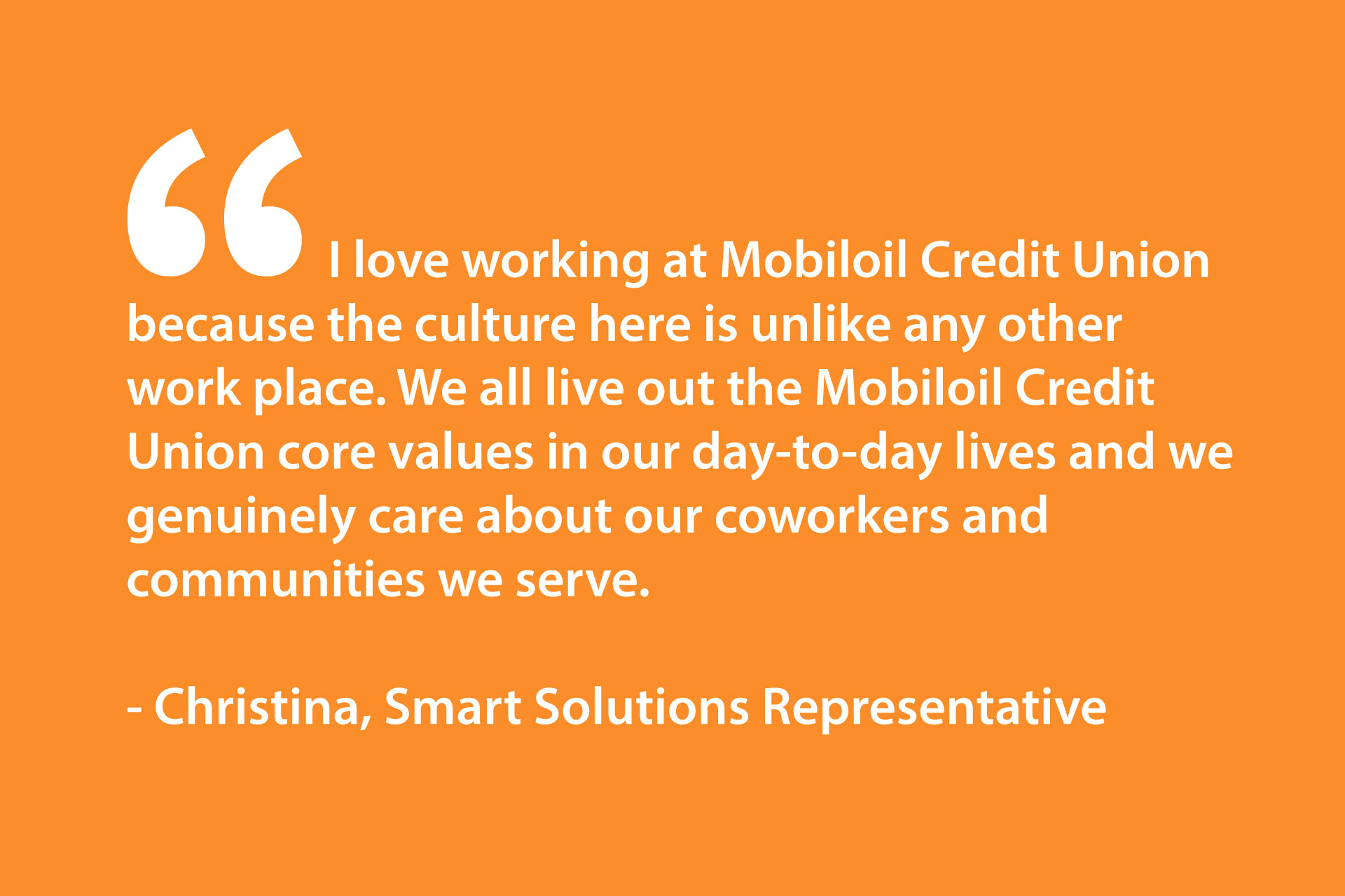 Christina's Testimonial