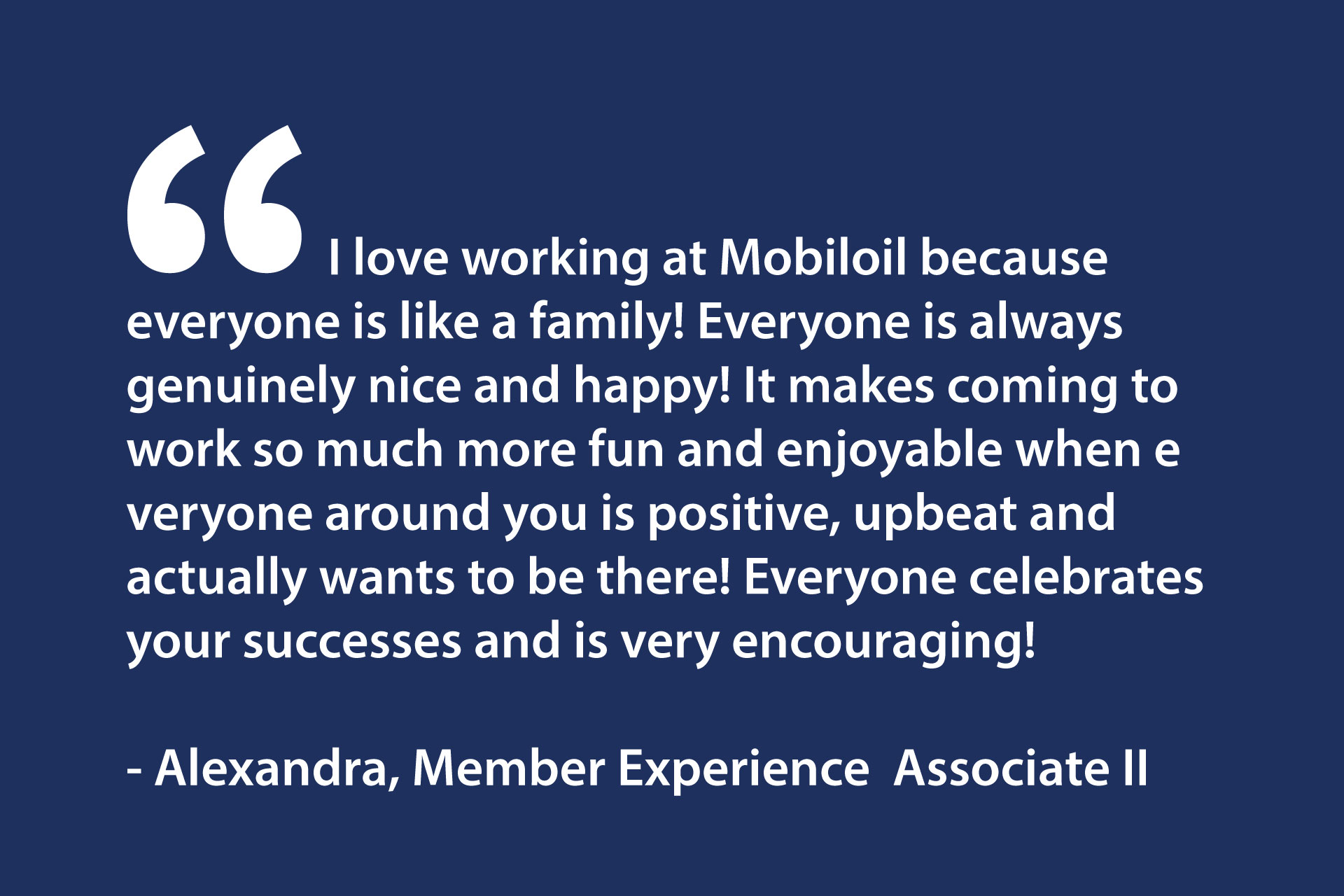 Alexandra's Testimonial