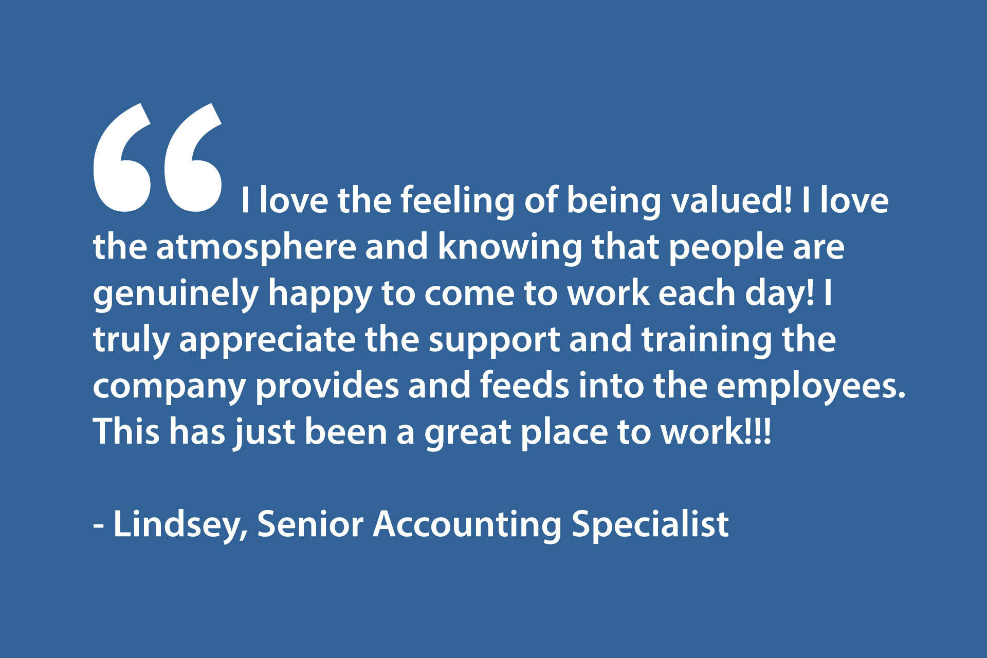 Lindsey's Testimonial