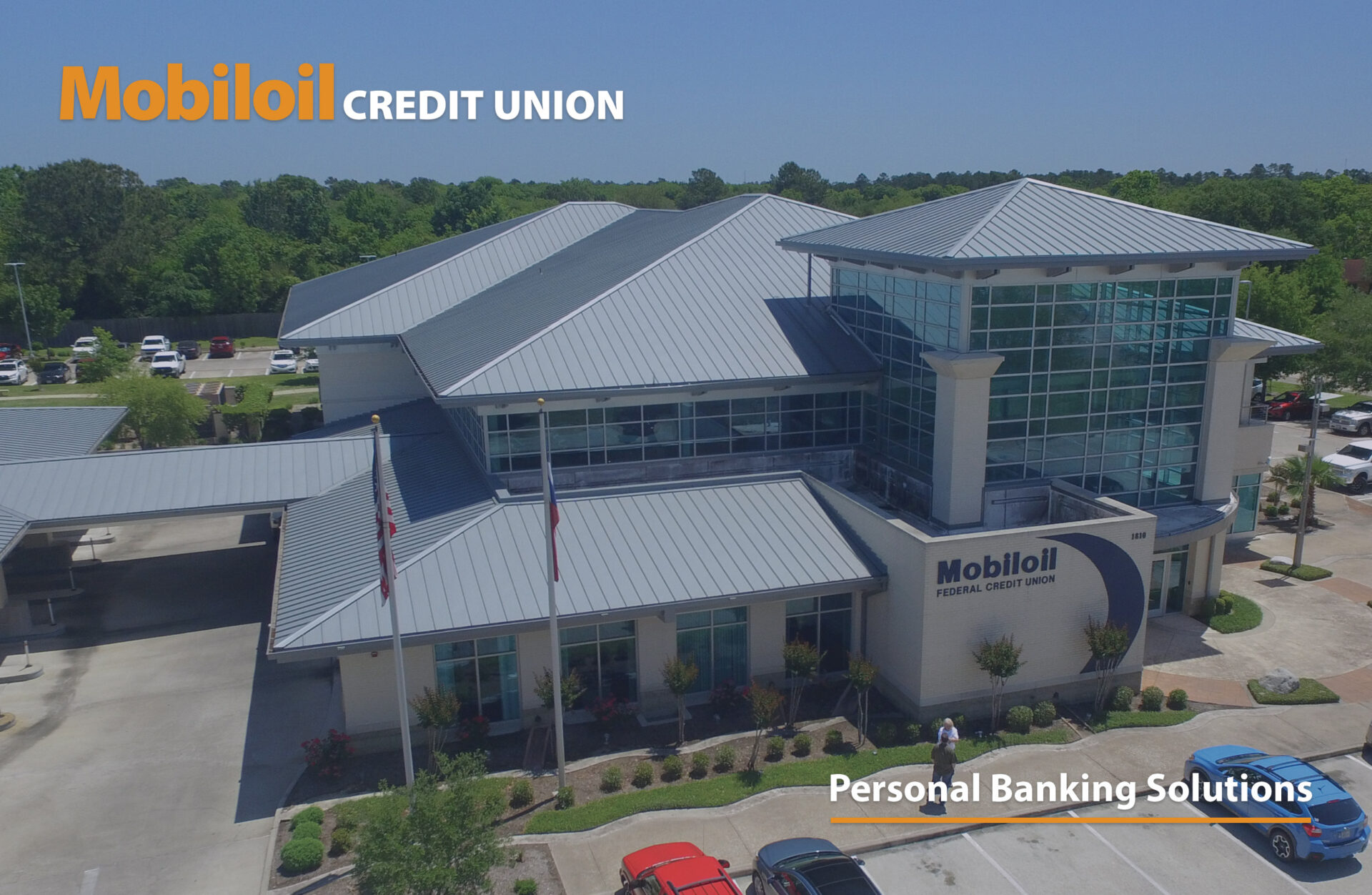 Personal Services Book Cover - Exterior image of Mobiloil Credit Union experience center