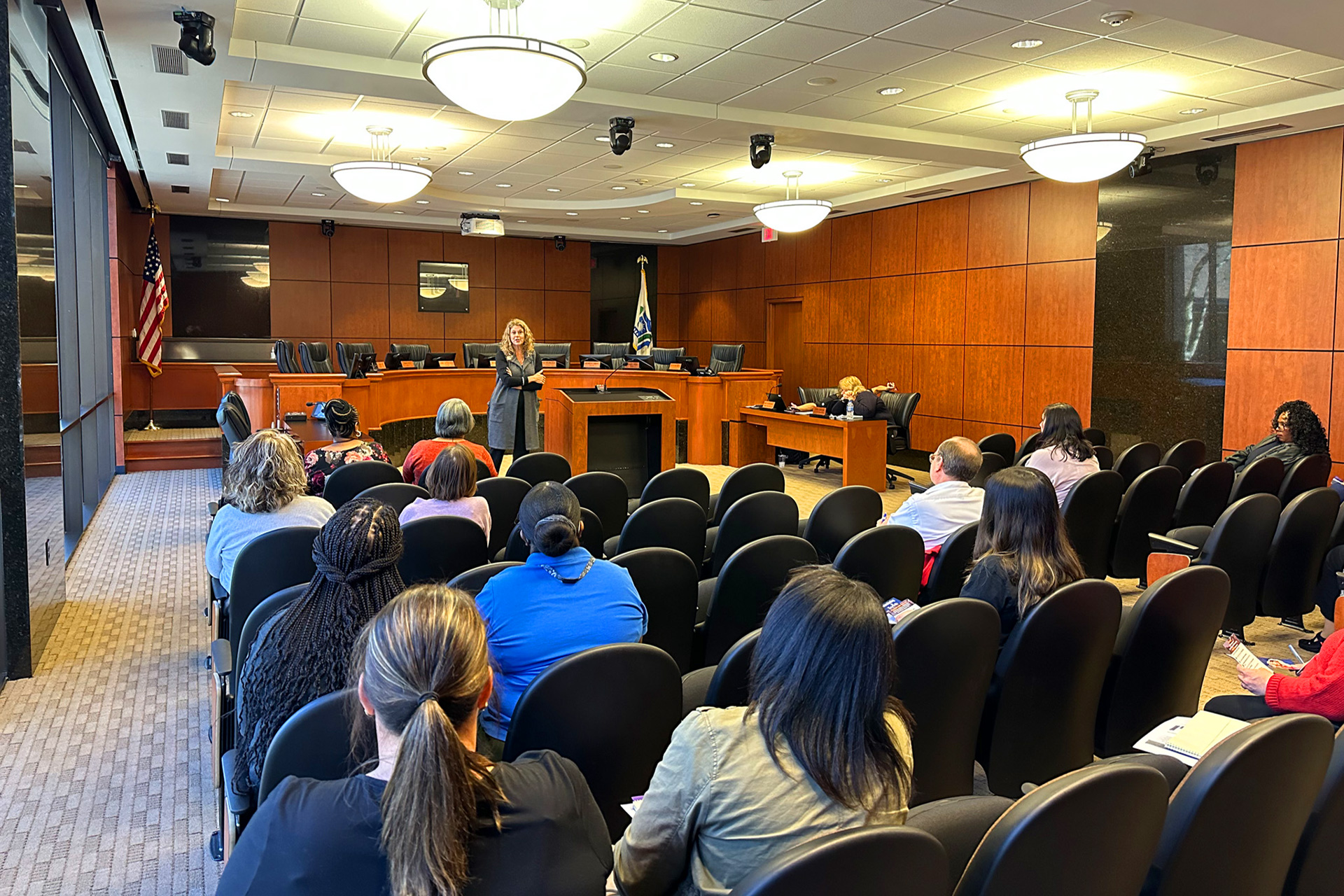 Mobiloil-Credit-Union-manager-presenting-financial-health-to-City-of-Beaumont-employees Mobiloil Credit Union manager presenting financial health to City of Beaumont employees