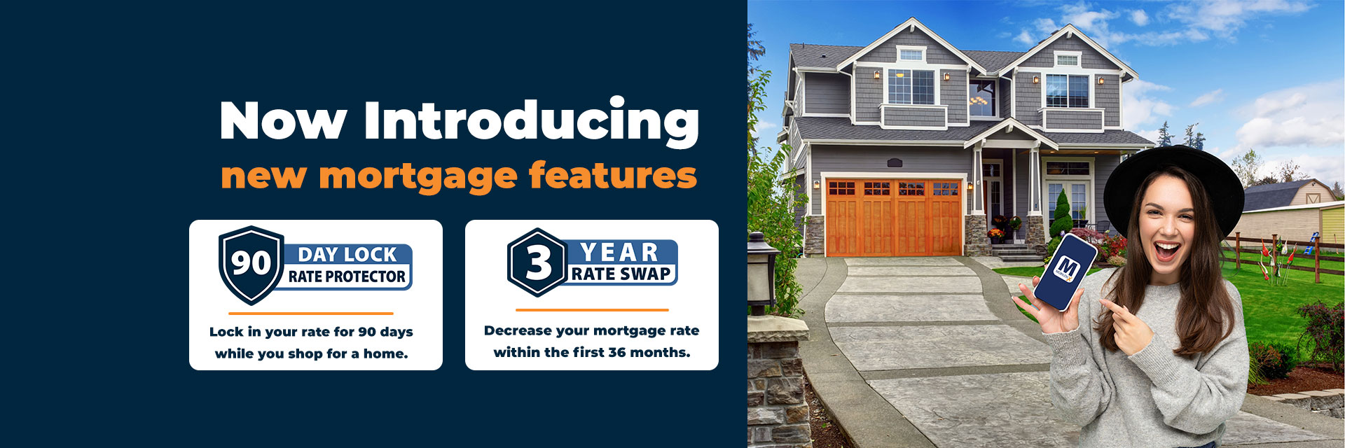 Now introducing new mortgage features